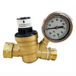 Water Pressure Regulator with oil filled pressure gauge