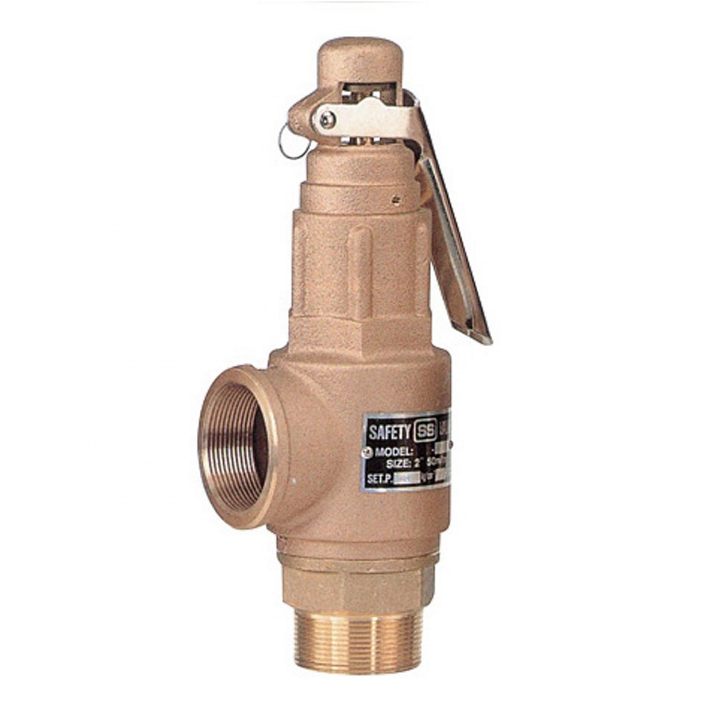 COVNA Lever Type Spring Loaded Brass Safety Relief Valve