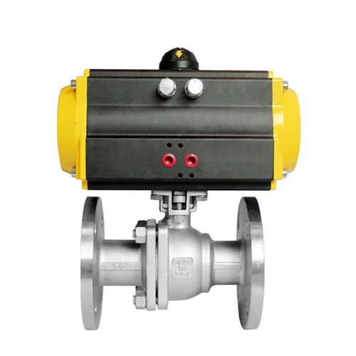 COVNA HK55-3PS-F Series Pneumatic 3 Pieces Flange Ball Valve