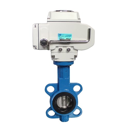 COVNA HK60D Motorized Wafer Butterfly Valve With Electric Actuator