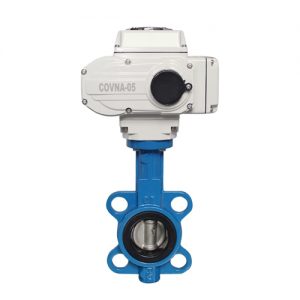 COVNA HK60D Motorized Wafer Butterfly Valve With Electric Actuator