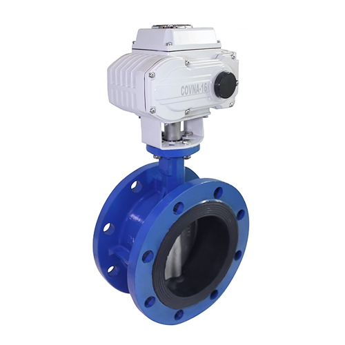 COVNA Cast Iron HK60D-F Electric Flange Butterfly Valve