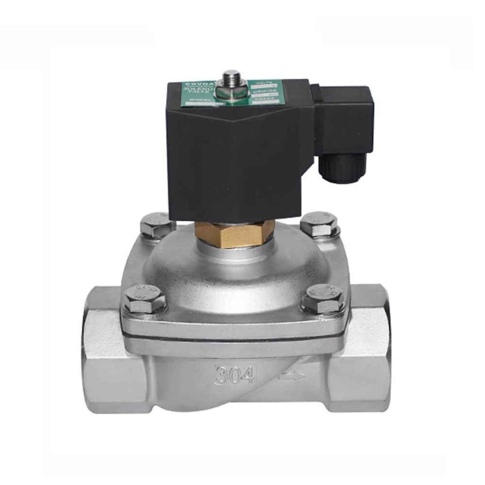 Direct Lifiting Diaphragm Stainless Steel or Brass Vacuum Solenoid Valve