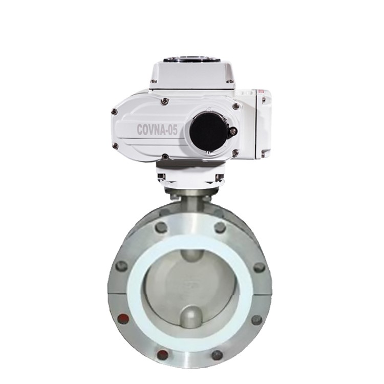 HK60-D-GF DN50 Metal Seal Electric Trieccentric Flange Butterfly Valve