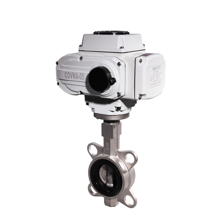 COVNA HK60-D-S Stainless Steel Electric Actuator Butterfly Valve