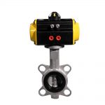 COVNA HK59-D-S Stainless Steel Pneumatic Actuated Butterfly Valve