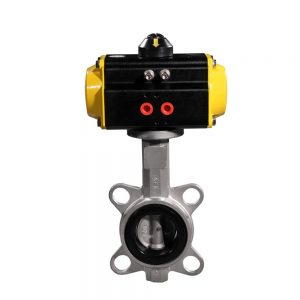 COVNA HK59-D-S Stainless Steel Pneumatic Actuated Butterfly Valve