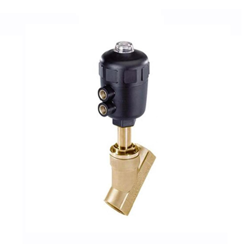 Stainless Steel NPT Thread Pneumatic Control Angle Seat Valve