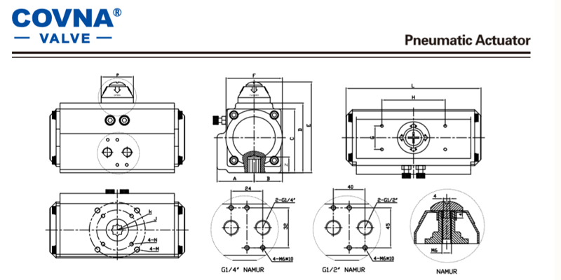 high pressure pneumatic actuator