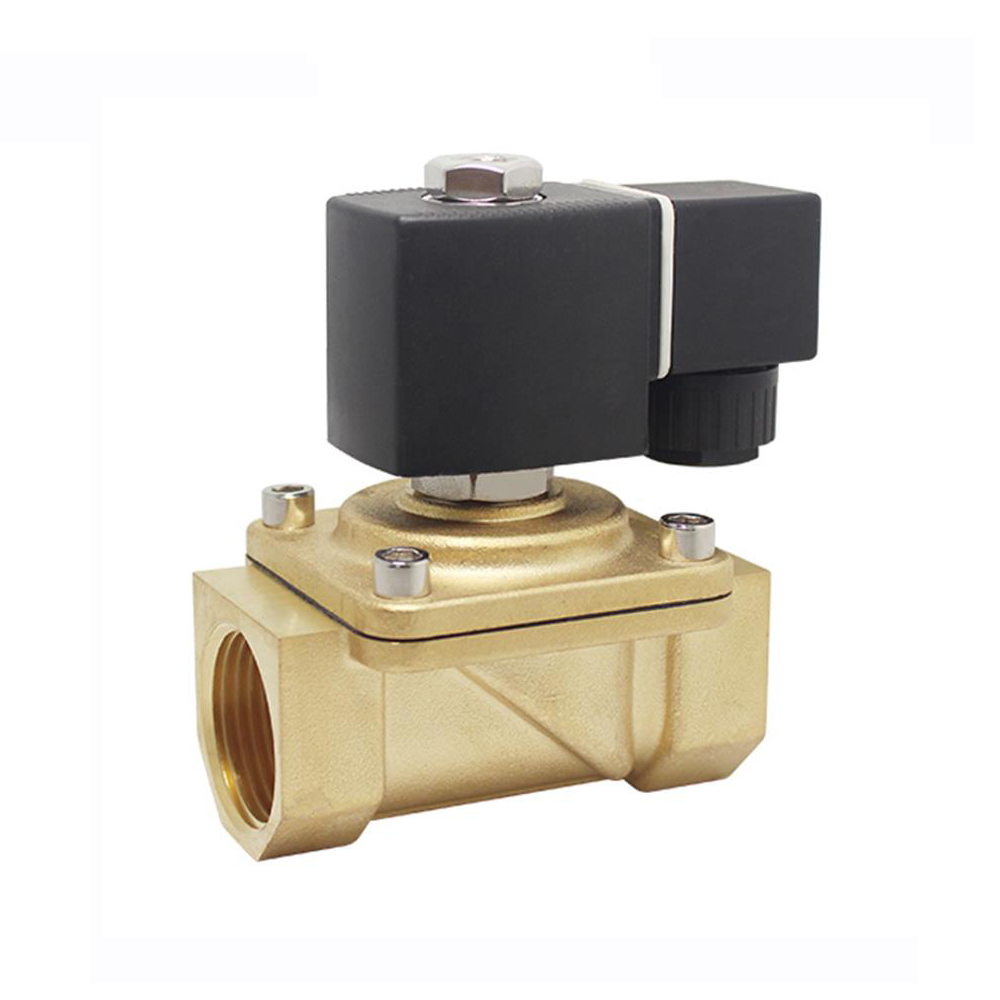 ZCM 2 Way Normally Closed 24v DC Brass Water Electric Solenoid Valve