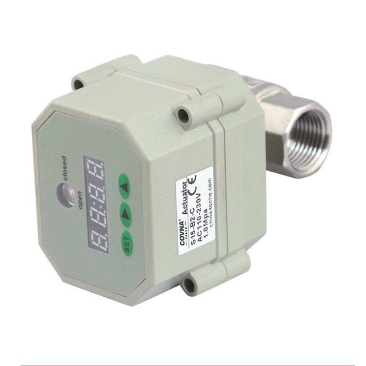 COVNA HK65-S Stainless Steel Timer Control Electric Motorized Ball Valve
