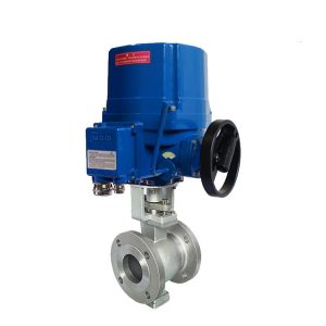Explosion Proof Electric Actuator 2 Way Flange End Ball valve