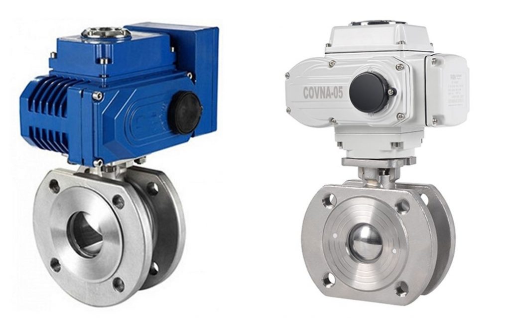 wafer type electric ball valve