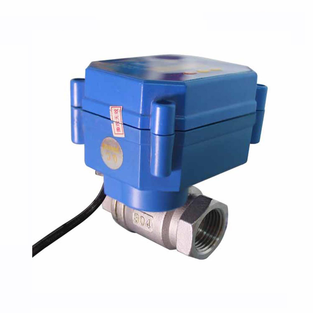 COVNA CWX-15Q 5V DN15 SS304 Electric Ball Valve for Water
