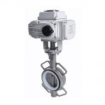 HK60-D-S Stainless Steel Wafer Electric Actuated Butterfly Valve