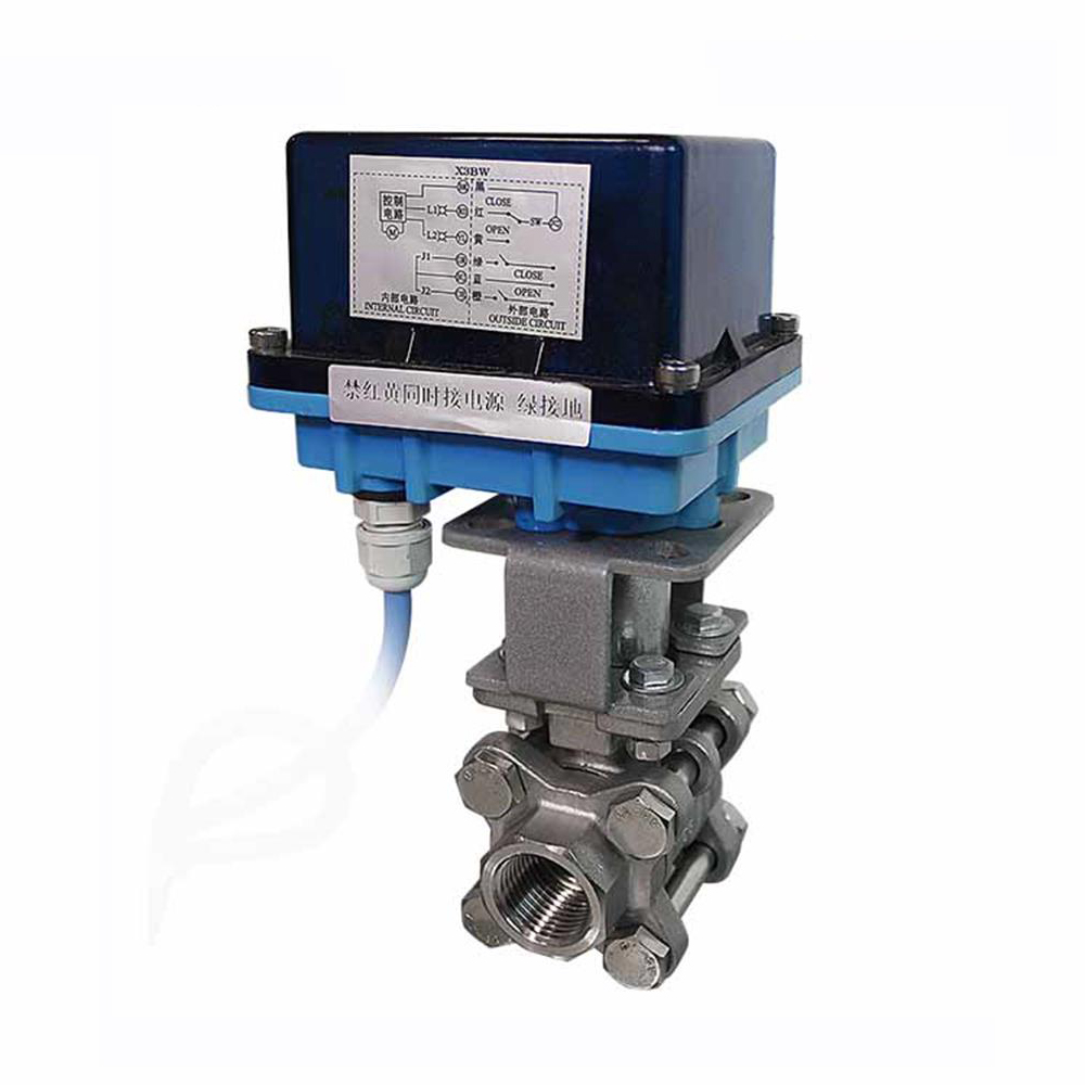 COVNA HK62-3PCS Ball Valve with Electrical Actuator