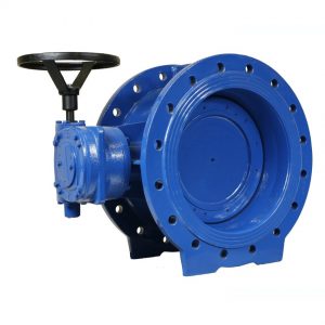 COVNA Stainless Steel Double Eccentric Flange Butterfly Valve