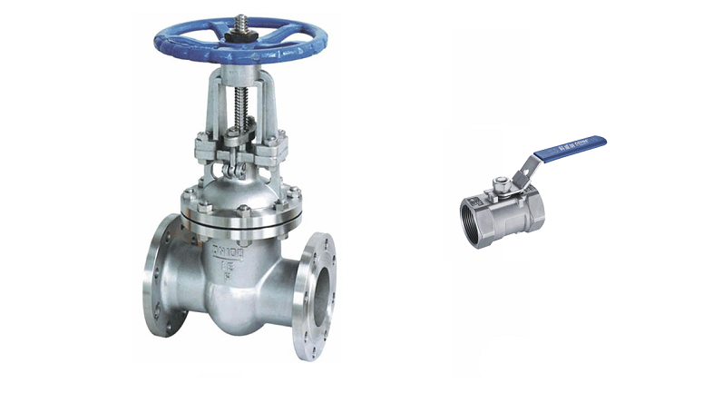 The worke of ball valve and gate valve
