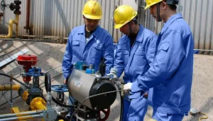 Pneumatic ball valves are used in natural gas projects